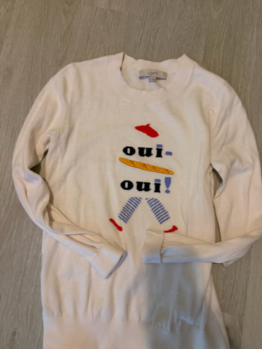 LOFT French Sweater size XS